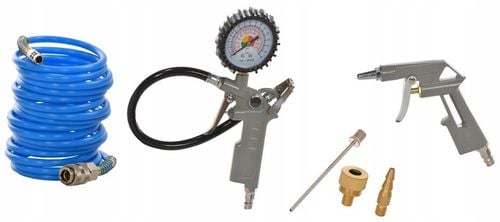 KOMPRESOR OLEJOWY SPRĘŻARKA 50L 9 BAR GRATIS ZESTAW 6w1 + 2x OLEJ 1L na Arena.pl