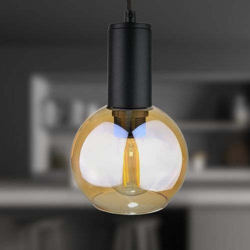 Lampa wisząca 1xE27 JANTAR BLACK na Arena.pl