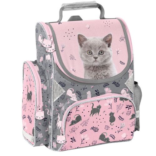 TORNISTER SZKOLNY PLECAK DLA DZIEWCZYNKI DO 1 KLASY KOT KOTEK 5 ELEMENTÓW na Arena.pl