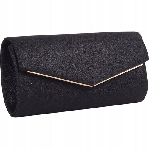 Torebka kopertówka wieczorowa wizytowa czarna elegancka wesele sylwester na Arena.pl