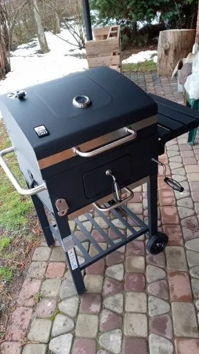 GRILL WĘGLOWY ŻELIWNY RUSZT Landmann OGRODOWY DUŻY zdjęcie 13