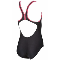 ARENA STRÓJ KOSTIUM GIRLS SCRATCHY JUNIOR ONE PIECE BLACK-FLUO  116CM