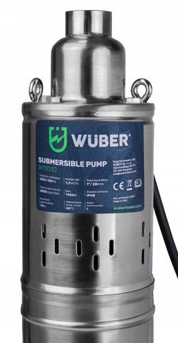 POMPA GŁĘBINOWA ŚRUBOWA 1100W DO WODY CZYSTEJ 1" DO STUDNI MOCNA 1700 L/H na Arena.pl