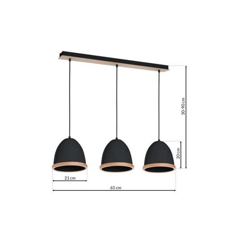 Lampa wisząca STUDIO BLACK 3xE27 na Arena.pl