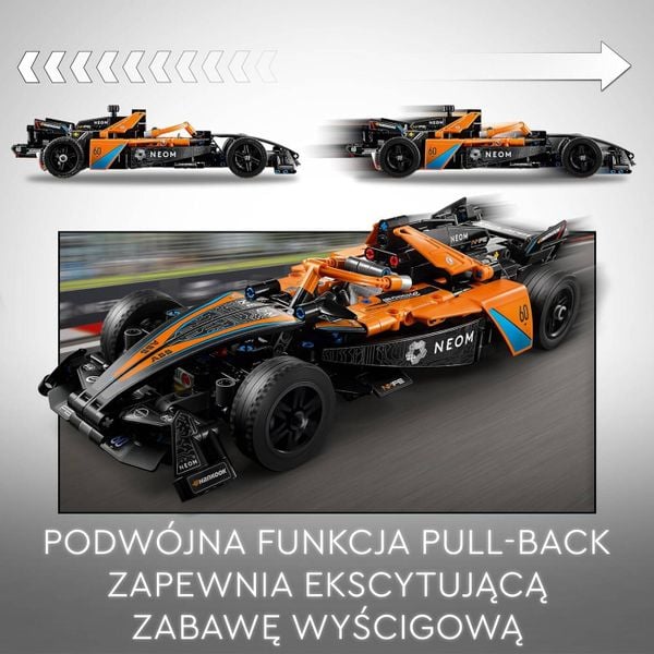 LEGO TECHNIC NEOM McLaren Formula E Race Car 42169 zdjęcie 3
