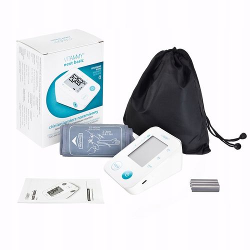 CIŚNIENIOMIERZ NARAMIENNY VITAMMY USB ARYTMIA ETUI RĘKAW 22-40CM CERTYFIKAT na Arena.pl