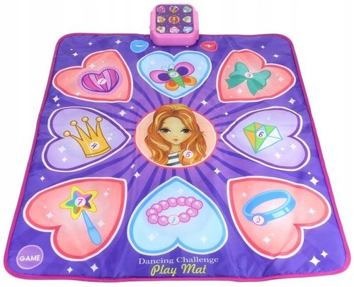 Mata do Tańczenia Muzyczna Gra Zręcznościowa Keyboard Taniec Muzyka na Arena.pl