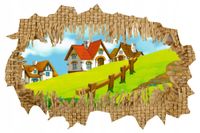 Naklejka samoprzylepna 3D kolorowe pokój dziecięcy