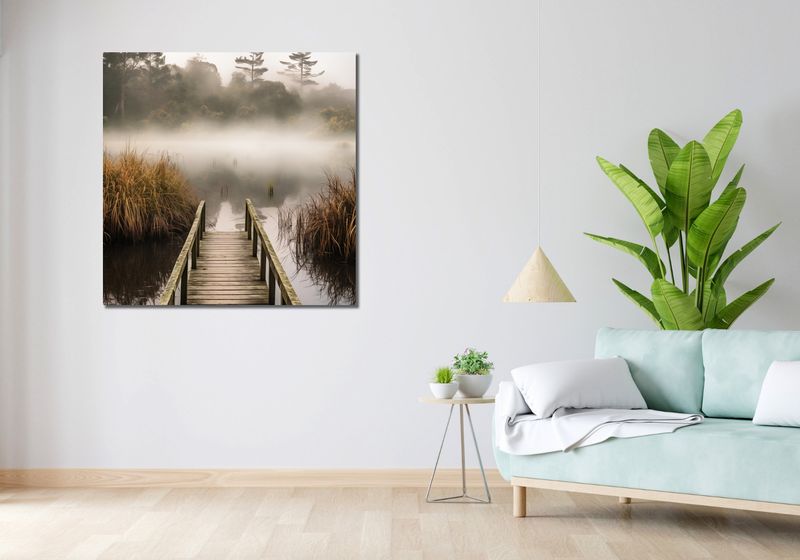 Obraz 100x100cm Most do Tajemnicy zdjęcie 2