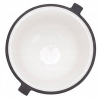 KOCIOŁEK MYŚLIWSKI ŻELIWNY EMALIOWANY GARNEK STOJĄCY NA OGNISKO 10L KAMILLE