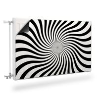 MATA MAGNETYCZNA Grzejnika Iluzja Abstrakcja 100cm x 60cm