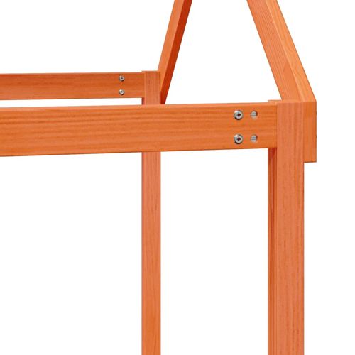 Daszek do łóżka dziecięcego, woskowy brąz, 217x85,5x154 cm na Arena.pl