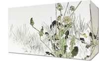 Obraz 30x20cm Wild Dandelions, Seitei Japoński Vintage
