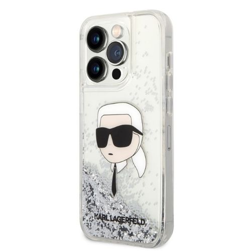 Etui Karl Lagerfeld do iPhone 14 Pro Max, Srebrny na Arena.pl
