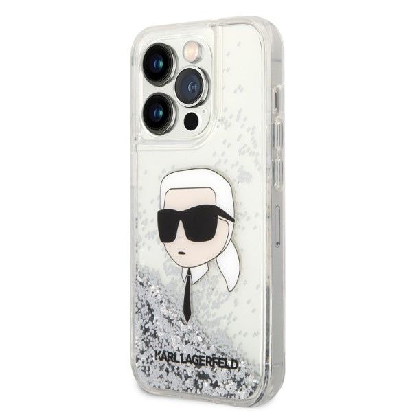 Etui Karl Lagerfeld do iPhone 14 Pro Max, Srebrny zdjęcie 2
