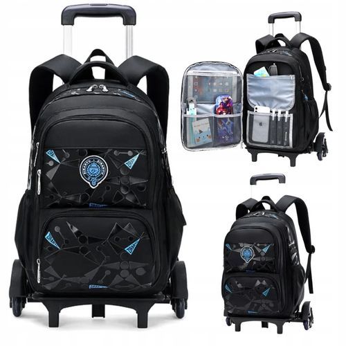 PLECAK SZKOLNY TORNISTER NA KÓŁKACH WALIZKA DLA DZIECI DLA CHŁOPCA POJEMNY na Arena.pl