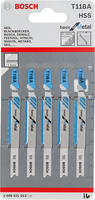 brzeszczot do wyrzynarki t118a 5szt. - b 2608631013