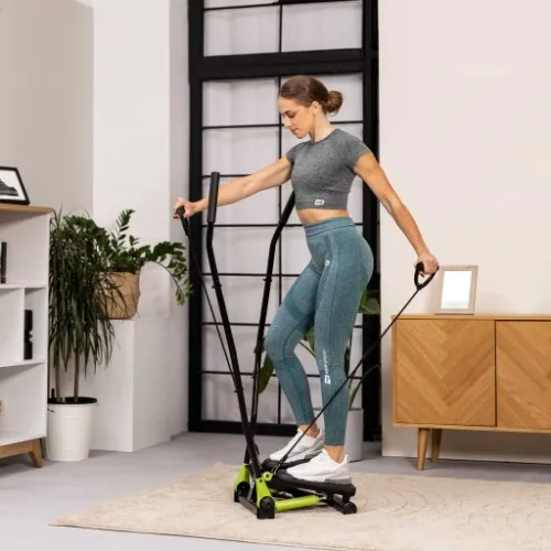 Stepper treningowy skrętny z ramionami nordic walking z linkami i regulacją na Arena.pl