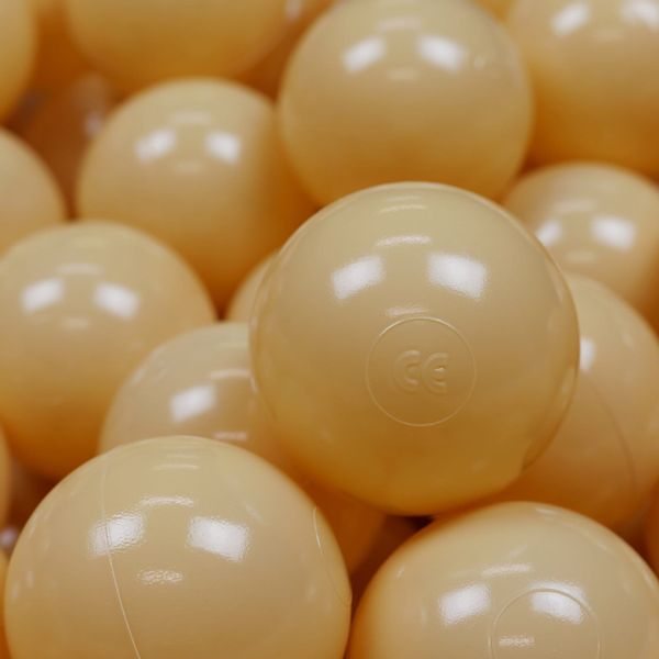 Kulki do zabawy ø7cm 500szt beżowe zdjęcie 2