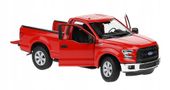2015 FORD F-150 REGULAR CAB MODEL WELLY 1:24 CZERW