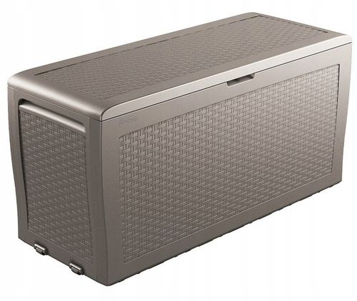 Skrzynia Ogrodowa SAMOA RATTAN Keter Schowek na Balkon Taras 270L na Arena.pl