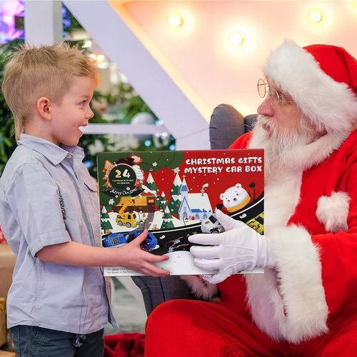 KALENDARZ ADWENTOWY 24 ELEMENTY SAMOCHODY AUTA AUTKA DLA CHŁOPCA PREZENT na Arena.pl