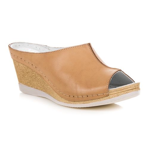 Skórzane Klapki r.39 na Arena.pl