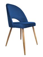 Krzesło Polo noga dąb MG16 granatowy