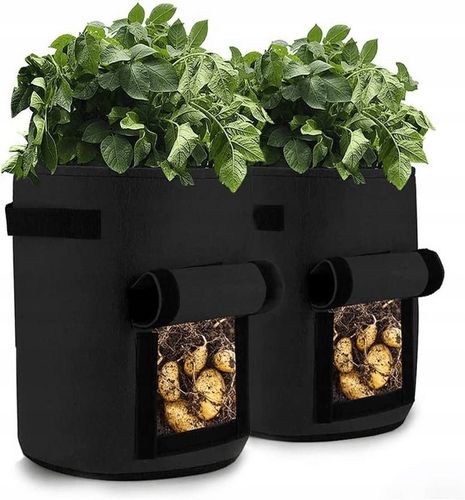 4x Torba Worek Filcowy Eko Do Sadzenia Uprawy Ziemniaków Doniczka 35x30cm na Arena.pl