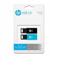 2 x Pen-drive 32GB HP V212 USB2.0 ELEGANCKI wysuwany zawieszka zestaw 2 szt
