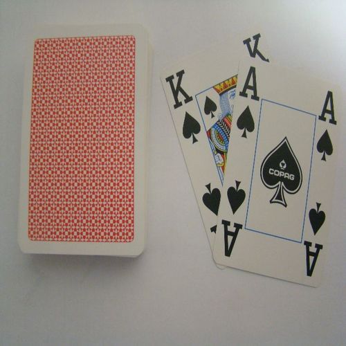 Karty do pokera Copag Jumbo 4 rogi Red na Arena.pl