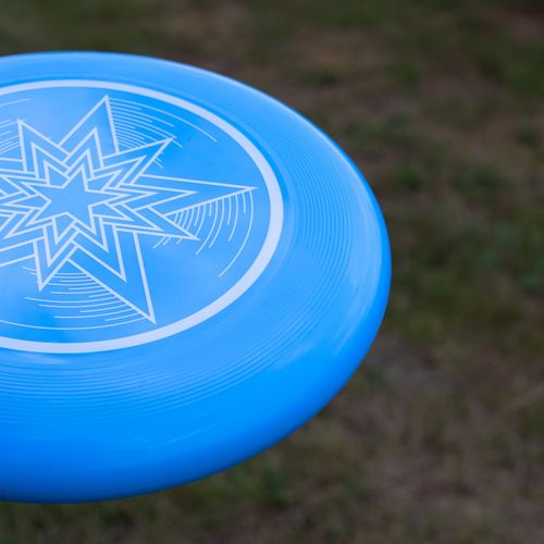 Dysk Do Frisbee Ultimate Latający Do Rzucania Df-05 Niebieski na Arena.pl