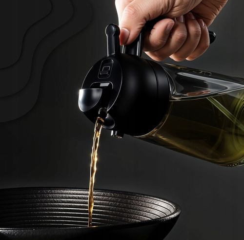 DOZOWNIK DO OLIWY OCTU OLEJU SPRYSKIWACZ NALEWAK TEKAN 470ML SZKLANY na Arena.pl