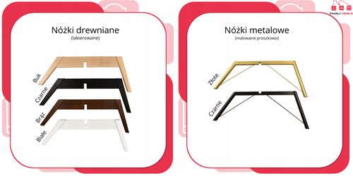 Fotel skandynawski uszak Luna Print Duo Family meble do biblioteki czytelni na Arena.pl