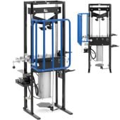 ściągacz pneumatyczny do sprężyn 410 mm śr. 105-180 mm 1 t 8 bar