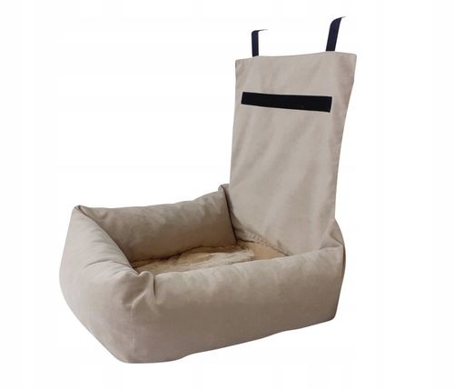 Fotelik samochodowy dla psa Transporter Velvet na Arena.pl