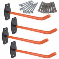 4 wieszaki uchwyty stalowe zestaw na koła opony narzędzia rower 60kg