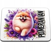 PODKŁADKA POD MYSZKĘ 24 x 20 - PIES PSY PIESEK RASA POMERANIAN SZPIC