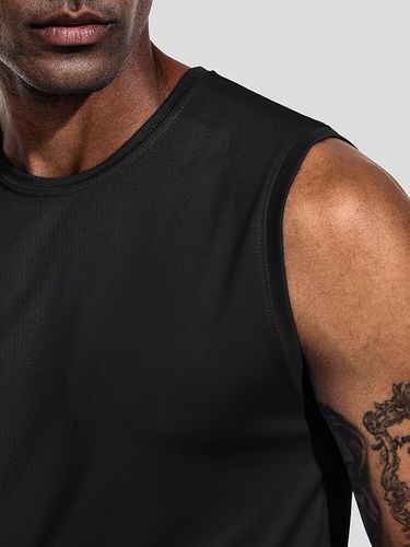 3 Męskich Tank Topów Szybkoschnący Oddychający Bez Rękawów na Siłownię na Arena.pl