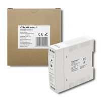 2X Zasilacz na szynę DIN 24W 24V 1A Slim Qoltec idealny do automatyki