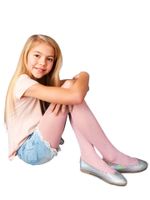 Rajstopy dziecięce mikrofibra serca różowe 40 DEN 140-146 YOCLUB