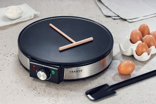 NALEŚNIKARKA SZYBKIE NAGRZEWANIE TERMOSTAT 30cm XXL DUŻA MOC 1500W na Arena.pl