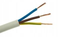 przewód warsztatowy owy h05vv-f 3x2,5 biały 300/500v - 100 mb - e213cf