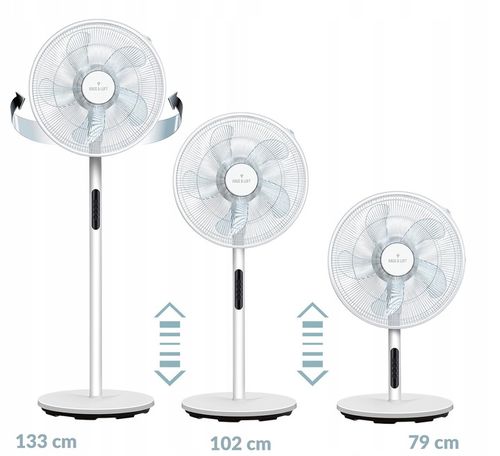 Wentylator stojący podłogowy wiatrak biały 3w1 Haus & Luft HL-WP-01 na Arena.pl