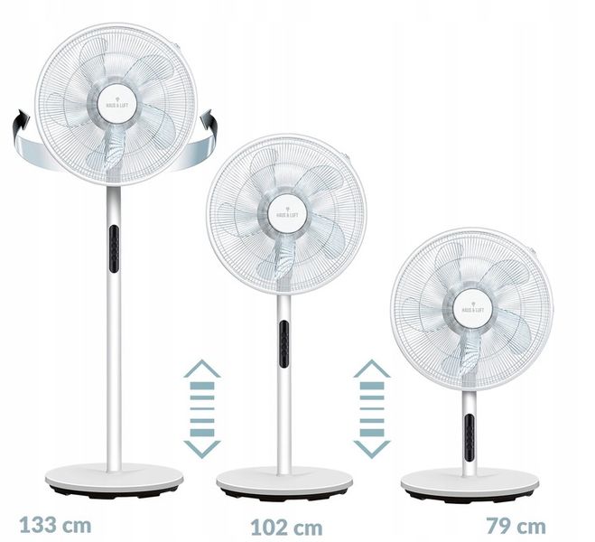 Wentylator stojący podłogowy wiatrak biały 3w1 Haus & Luft HL-WP-01 zdjęcie 5