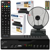 TUNER DEKODER DVB-T2 TV H.265 HEVC FULL HD USB HDMI ANTENA DVB-T2