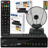 TUNER DEKODER DVB-T2 TV H.265 HEVC FULL HD USB HDMI ANTENA DVB-T2