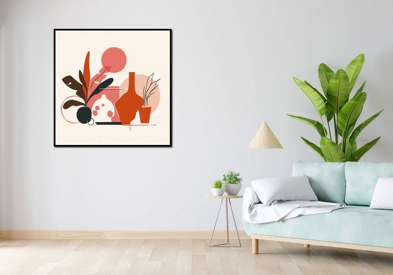 Plakat 100x100cm Ciepłe Gesty zdjęcie 4