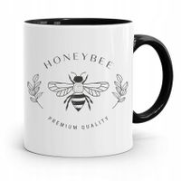 Kubek Czarny Dla Pszczelarza Honey Prezent Z Nadrukiem Ze Zdjęciem