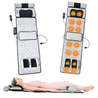 Mata masująca podgrzewana na fotel łóżko Masażer pleców 170x50cm